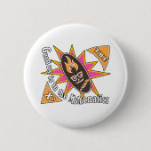 Badge Rond 5 Cm Le génie est dans les mathématiques (Devant)