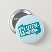Badge Rond 5 Cm Le gluten libèrent (Devant & derrière)
