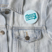 Badge Rond 5 Cm Le gluten libèrent (En situation)