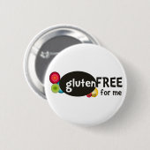 Badge Rond 5 Cm Le gluten libèrent pour moi (Devant & derrière)