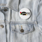 Badge Rond 5 Cm Le gluten libèrent pour moi (En situation)