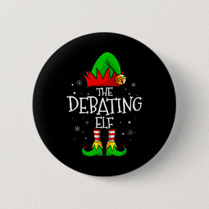 Badge Rond 5 Cm Le groupe de lutin de débat appariant la famille d