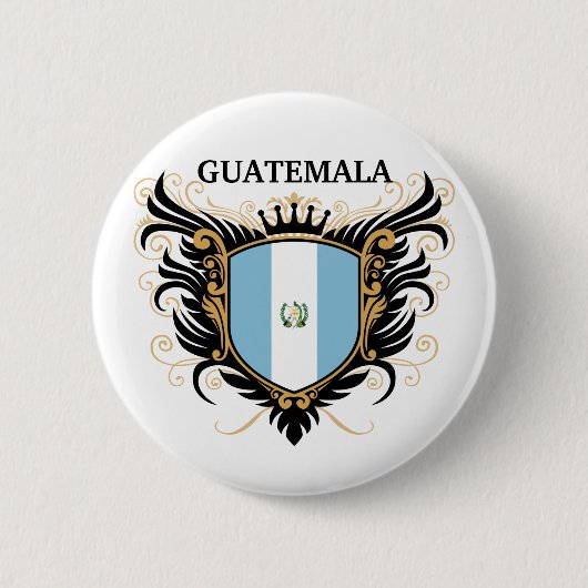 Badge Rond 5 Cm Le Guatemala [personnalisez] (Devant)