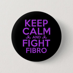 Badge Rond 5 Cm Le Guerrier De Sensibilisation À La Fibromyalgie R