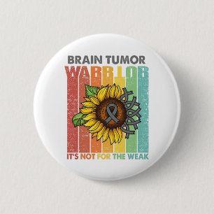 Badge Rond 5 Cm Le guerrier du cerveau n'est pas pour les faibles