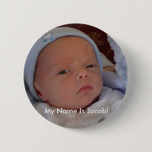 Badge Rond 5 Cm le jake petit, mon nom est Jacob !