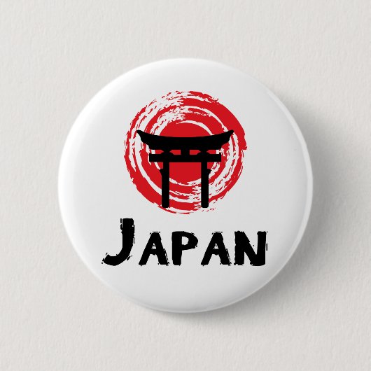 Badge Rond 5 Cm Le Japon (Devant)