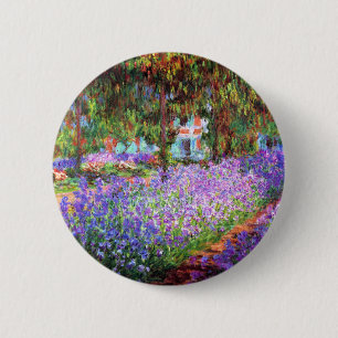 Badge Rond 5 Cm Le jardin de l'artiste à Giverny, Claude Monet