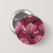 Badge Rond 5 Cm Le jardin de Magnolia (Devant & derrière)