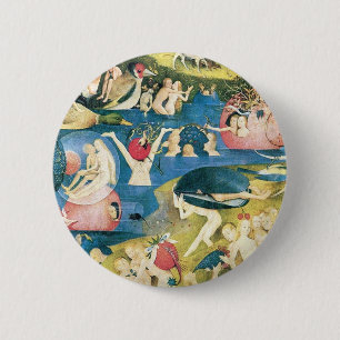 Badge Rond 5 Cm Le Jardin Des Plaisirs Terrestres Hieronymus Bosch