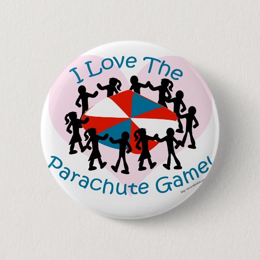 Badge Rond 5 Cm Le jeu de parachute (Devant)