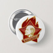 Badge Rond 5 Cm Le jeune fraye un chemin l'Union Soviétique de (Devant & derrière)