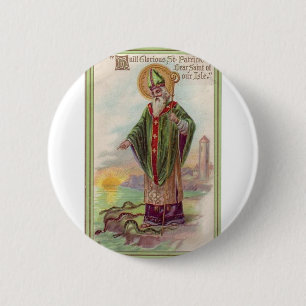 Badge Rond 5 Cm Le jour de St Patrick