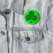 Badge Rond 5 Cm Le jour de St Patrick heureux (En situation)