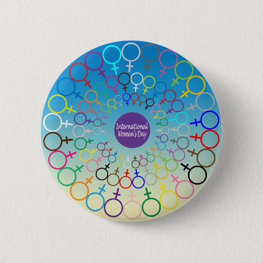 Badge Rond 5 Cm Le jour des femmes internationales (Devant)
