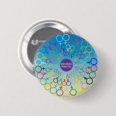 Badge Rond 5 Cm Le jour des femmes internationales (Devant & derrière)