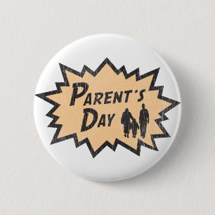 Badge Rond 5 Cm Le jour du parent