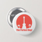 Badge Rond 5 Cm Le jour parfait (Devant & derrière)
