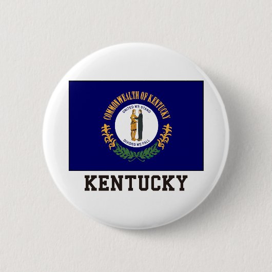 Badge Rond 5 Cm Le Kentucky (Devant)