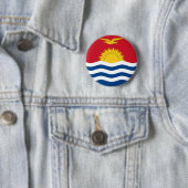 Badge Rond 5 Cm le Kiribati (En situation)