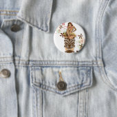 Badge Rond 5 Cm Le kitsch BItsch : Hanches de danse polynésienne ! (En situation)