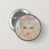 Badge Rond 5 Cm Le kitsch BItsch : Portraits Pin- (Devant & derrière)