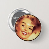 Badge Rond 5 Cm Le kitsch BItsch : Portraits Pin- (Devant & derrière)