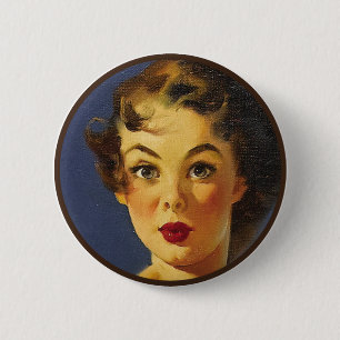 Badge Rond 5 Cm Le kitsch BItsch : Portraits Pin-
