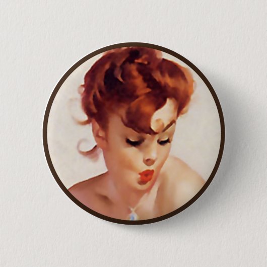 Badge Rond 5 Cm Le kitsch BItsch : Portraits Pin- (Devant)