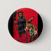 Badge Rond 5 Cm Le Krampus (Devant)