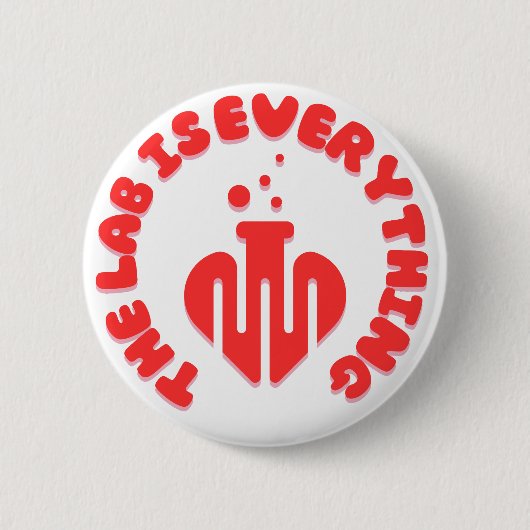 Badge Rond 5 Cm Le labo est tout ce que Lab Week (Devant)