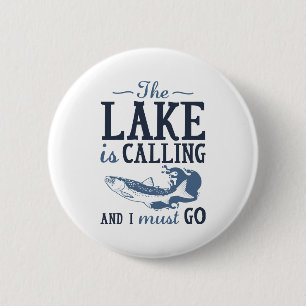 Badge Rond 5 Cm Le Lac Appelle