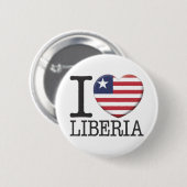 Badge Rond 5 Cm Le Libéria (Devant & derrière)