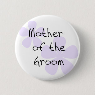 Badge Rond 5 Cm Le lilas fleurit la mère du marié