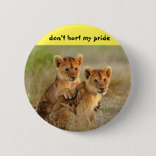 Badge Rond 5 Cm Le lion CUB se boutonnent