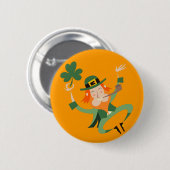 Badge Rond 5 Cm Le lutin de danse (Devant & derrière)