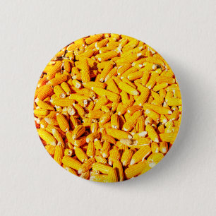 Badge Rond 5 Cm Le maïs sur la plaque