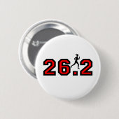 Badge Rond 5 Cm le marathon des femmes 26,2 (Devant & derrière)