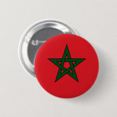 Badge Rond 5 Cm Le Maroc (Devant & derrière)