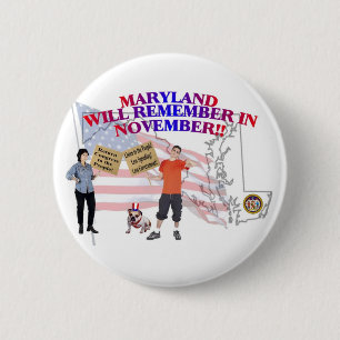Badge Rond 5 Cm Le Maryland - le congrès de retour aux personnes