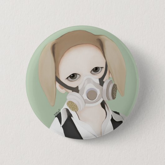 Badge Rond 5 Cm Le masque YIP (Devant)