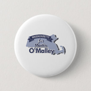 Badge Rond 5 Cm Le Massachusetts pour Martin O'Malley