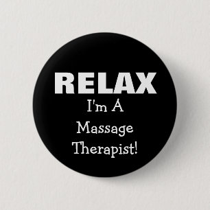 Badge Rond 5 Cm Le massage détendent (personnalisable)