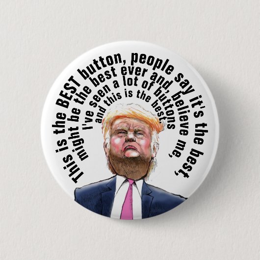 Badge Rond 5 Cm Le meilleur bouton de Donald Trump (Devant)