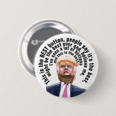 Badge Rond 5 Cm Le meilleur bouton de Donald Trump (Devant & derrière)