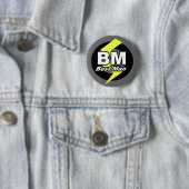 Badge Rond 5 Cm Le meilleur bouton d'homme (En situation)