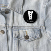 Badge Rond 5 Cm Le meilleur bouton d'homme (En situation)
