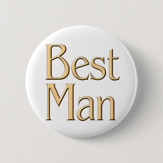 Badge Rond 5 Cm Le meilleur bouton d'homme (Devant)