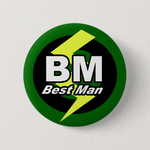 Badge Rond 5 Cm Le meilleur bouton d'homme