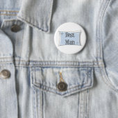Badge Rond 5 Cm Le meilleur bouton d'homme (En situation)